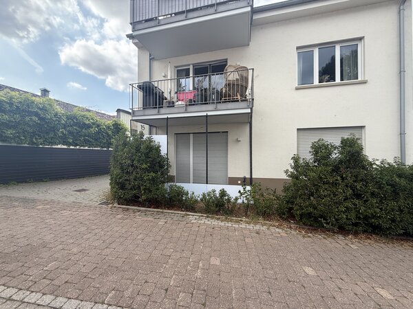 Balkon mit Katzennetz