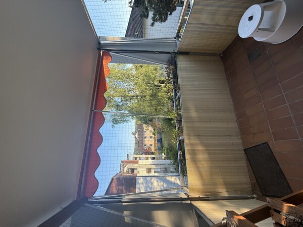 Terrasse mit Katzensicherung